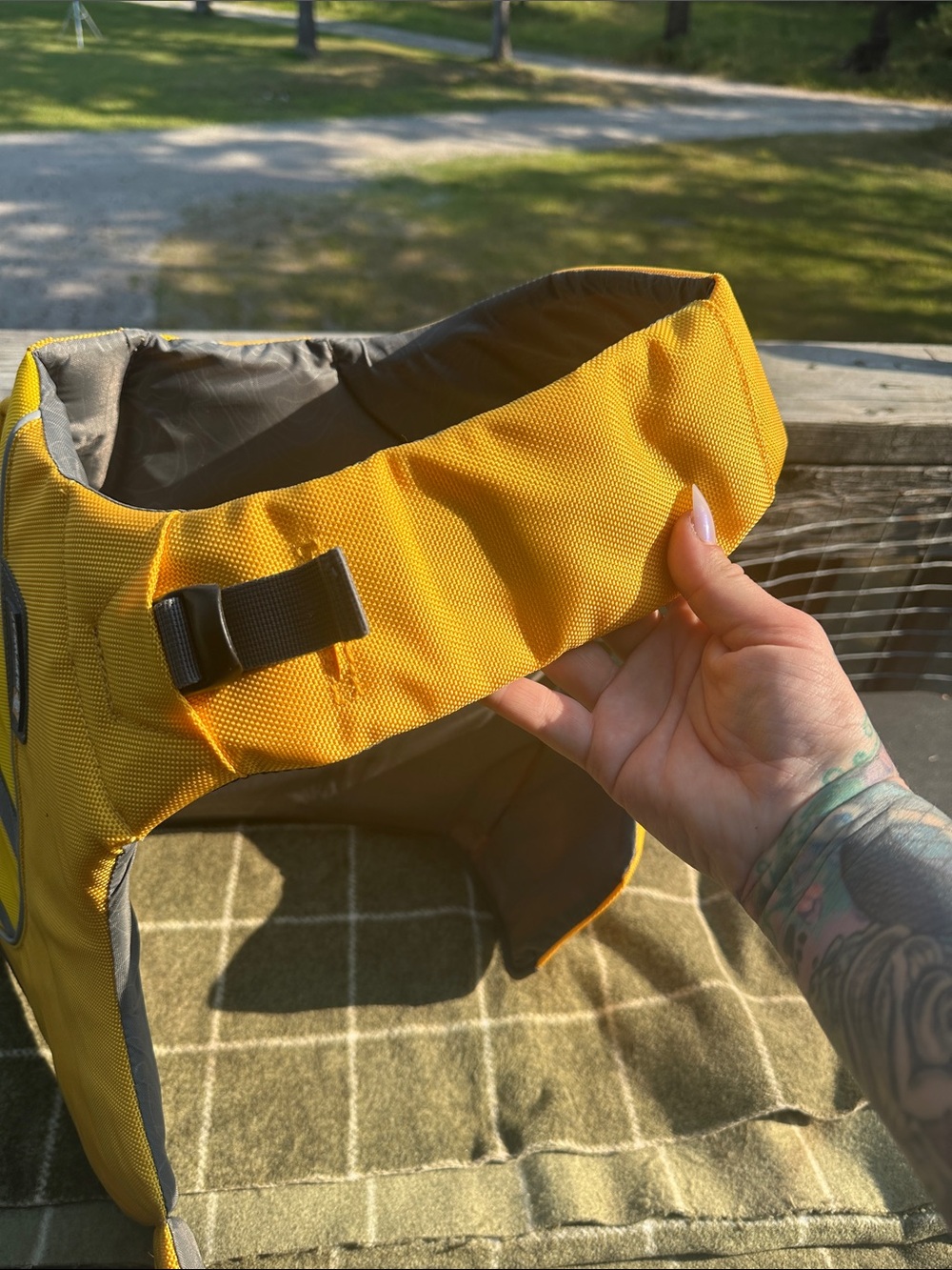 Ruffwear Float Coat Dog Life Jacket L Yellow 💛 Like New! NWOT - Picture 5 of 10